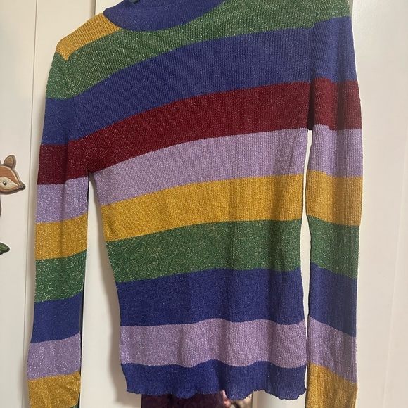 Zara Striped Knit Sweater - Picture 2 of 5